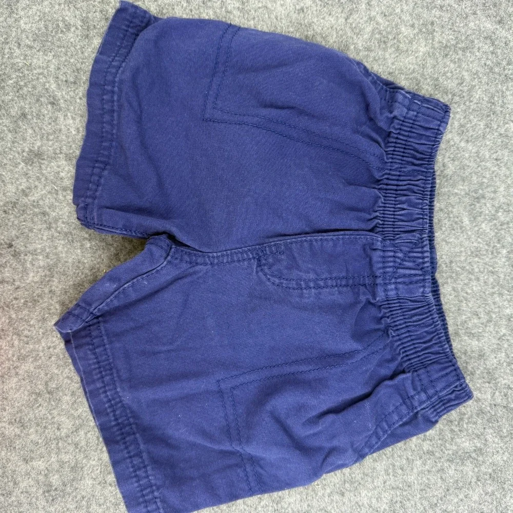 Carters Toddler Boy Shorts & Collared Shirt Outfits 18M Summer Blue Plaid Orange